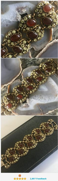 Vintage Formal Jewelry With Rhinestones, Vintage Rhinestone Jewelry For Formal Occasions, Antique Jeweled Bracelets For Party, Vintage Jeweled Jewelry For Evening, Vintage Adjustable Jeweled Bracelets, Adjustable Vintage Jeweled Bracelets, Retro Beaded Party Jewelry, Retro Beaded Evening Jewelry, Retro Beaded Jewelry For Party