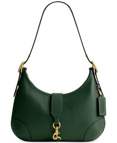 in stock Forest Green Purse, Hunter Green Bag Outfit, Affordable Luxury Bags, Coach Putse, Green Leather Purse, Women’s Bags, Cute Designer Bags, Green Shoulder Bag Outfit, Handbags 2024 Trends