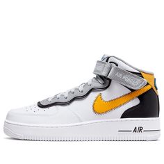 Nike Air Force 1 Mid '07 LV8 'Athletic Club - Dark Sulfur' DH7451-101 (AF1/SNKR/Skate/Casual/Mid Top/Non-Slip/Wear-resistant) Nike Sporty Sneakers For Sports Events, Sporty Mid-top Sneakers For Sports Events, Nike Mid-top Sneakers For Sports Events, Sporty Nike Air Force 1 For Light Sports, Sporty Nike Air Force 1 Low-top, Yellow Sneakers With Boost Midsole For Sports, Nike Dynamic High-top Sneakers For Sports, Nike Urban High-top Sneakers For Sports, Sporty Yellow High-top Sneakers For Sports