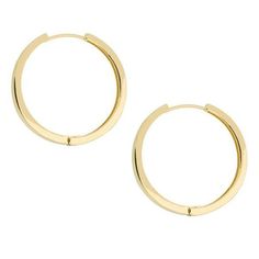 18K Vermeil Measurements: 1.2in / 30mm Material Girl, Material Girls, Gold Hoop, Gold Hoop Earrings, Fashion Earrings, Gold Color, Gold Bracelet, 18k Gold, Gold Plate