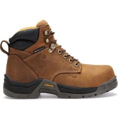 Carolina Women's Raleigh 6" Comp Toe WP Slip Resist Work Boot -Brown- CA1620 6 / Medium / Brown - Overlook Boots Insulated Ankle-high Brown Waterproof Boots, Insulated Brown Ankle-high Waterproof Boots, Brown Waterproof Closed Toe Work Boots, Brown Waterproof Boots With Closed Toe, Brown Slip-resistant Ankle-high Boots, Brown Slip-resistant Waterproof Boots Plain Toe, Brown Slip-resistant Waterproof Boots With Closed Toe, Brown Waterproof Slip-resistant Boots With Closed Toe, Casual Brown Impact-resistant Boots