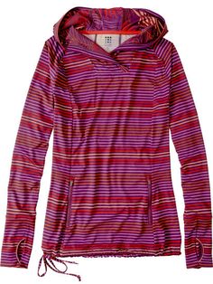 Women's Sun Shirt Sunbuster Sunset Stripe | Title Nine Sun Shirts Long Sleeve, Long Sleeve Moisture-wicking Hoodie For Outdoor, Outdoor Long Sleeve Moisture-wicking Sweatshirt, Long Sleeve Moisture-wicking Hoodie For Hiking, Long Sleeve Cotton T-shirt For Hiking, Title Nine, Sun Shirt, Upf 50, Long Sleeve Hoodie