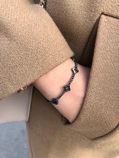 "This delicate and dainty bracelet is made of Genuine black Hematite. Bracelet looks very beautiful, unusual and just perfect for everyday wear as for special occasions. Cloverleaf is well known as a symbol of St. Patrick's Day, shamrock clover mean hope, faith, luck, and love. . ❗️Sign up to our Newsletter and get 15% OFF your order (copy this link to browser search) - https://forms.gle/R74xLdL1MSmC9Apn6 ❗️ . 🔸 MEASUREMENTS🔸 ▪️ Gemstones: Hematite ▪️ Beads size: 2 mm, 6 mm (Cloverleaf) ▪️ Cla Four Leaves Clover, Blue Lace Agate Bracelet, Four Leaf Clover Bracelet, Ombre Bracelet, Blue Gemstone Bracelet, Clover Jewelry, Clover Bracelet, April Birthstone Jewelry, Hematite Bracelet