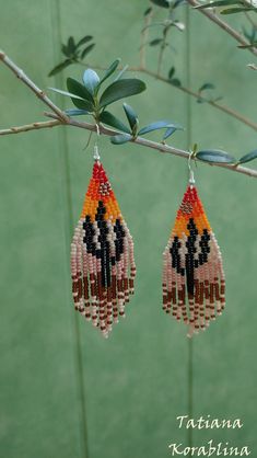 These handmade earrings are made of high-quality Czech beads and strong synthetic thread.In these unique earrings I use my author's scheme . Someone will see on the earrings of sun, sky, cactus, desert, canyon . They are elegant, fashionable, and highly versatile, suitable for everyday wear. Color: orange,red,braun,beige,black, gold (7 colores) Copy without my permission is prohibited I will make for you in the right and favorite color 100% hand made with love! Measurements: Length with hook -9. Beaded Tassel Drop Earrings, Handmade Unique Long Drop Beaded Earrings, Handwoven Dangle Beaded Earrings, Handmade Multicolor Beaded Long Drop Earrings, Handmade Multicolor Long Drop Beaded Earrings, Unique Handwoven Dangle Beaded Earrings, Handmade Beaded Teardrop Earrings For Summer, Unique Handwoven Beaded Dangle Earrings, Handmade Teardrop Beaded Earrings For Summer