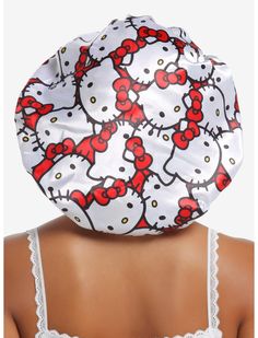 Hello Kitty Essentials, Hello Kitty Bonnet, Hello Kitty Stuff Accessories, Aesthetic Bonnet, Hello Kitty Things, B Day Gifts, Hello Kitty Beauty, Hello Kitty Stuff, Hello Kitty Gifts