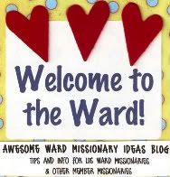 a sign that says welcome to the ward with red hearts on it and blue polka dots