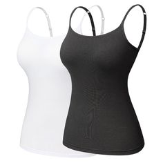 These Cotton Camisole For Women have adjustable straps giving you the extra convenience of adjusting to your fit. Our products are dyed using organic material which is easy on your skin and environment. Your fashion partner for every occasion. It's best suitable for exercises, gym workouts, yoga, running, and daily wear. Specification: Support Type: Wire Free Control Level: Light Material: Viscose Shapewear: Tops Item Type: Shapers Fabric Type: Broadcloth Gender: Women Size: S-2XL Color: Black/W Hot Summer Nights, Cotton Camisole, Shapewear Tops, Tank Top Straps, Women's Shapewear, Perfect Woman, Favorite Dress, Summer Nights, Cotton Tops