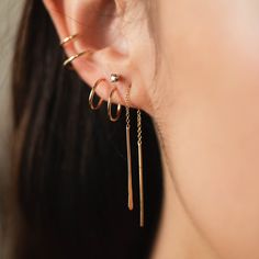 14k gold hammered wire drop threader earrings SPECIFICS • total earring length is approx. 8.3cm long• sold as a pair or single 14k Yellow Gold Filled Threader Earrings, 14k Gold Filled Yellow Gold Threader Earrings, 14k Gold Threader Earrings For Everyday, Delicate 14k Gold-filled Threader Earrings, 14k Gold Filled Threader Earrings, Yellow Gold Threader Earrings For Everyday, 14k Gold Tarnish Resistant Threader Drop Earrings, 14k Gold Tarnish-resistant Drop Threader Earrings, 14k Gold Tarnish-resistant Threader Drop Earrings