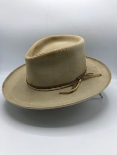 Alex – JW Bennett Vintage Fitted Felt Hat For Ranch, Vintage Fitted Fedora For Ranch, Fitted Vintage Fedora For Ranch, Vintage Top Hat With Flat Brim For Ranch, Vintage Fitted Hat Bands For Rodeo, Vintage Flat Brim Top Hat For Ranch, Vintage Fitted Hat For Ranch, Fitted Vintage Hat For Ranch, Vintage High Crown Top Hat For Rodeo