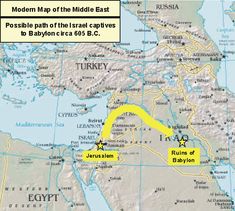 Image result for exile to babylon map | Bible mapping, Babylon map ...