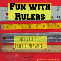 rulers with words fun with rulers activities to practice measuring