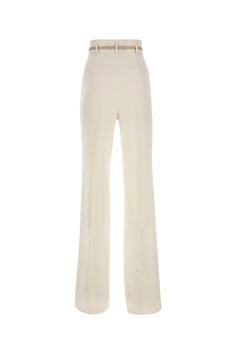 71% Triacetate, 29% Polyester Belt: 100% Polyester Belt: 100% Polyurethane Classic Feminine Style, Palazzo Pant, Prada Leather, Saint Laurent Shoes, Sneaker Wedge, Jeans Jumpsuit, Palazzo Pants, Yoga Wear, Skirt Suit