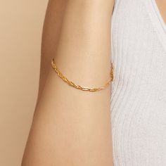 #All Full of vintage allure, our Now & Forever Herringbone Bracelet is a modern take on a true classic. Three petite herringbone chains weave together to form a chic braid of solid gold. The Finer Points: #YellowGold-10kSolidGold-75 Metal: 10k Solid Yellow Gold Dimensions: 3.4mm Wide, 7.5-Inches Long Weight: 2.7 Grams Solid Gold Origin: Crafted in Istanbul, Turkey #TricolorGold-10kSolidGold-75 Metal: 10k Solid Tricolor Gold Dimensions: 3.4mm Wide, 7.5-Inches Long Weight: 2.7 Grams Solid Gold Ori Herringbone Bracelet, Gold Piece, Now And Forever, Gold Price, Istanbul Turkey, Jewelry Business, Pure Gold, Solid Yellow, Delicate Bracelet