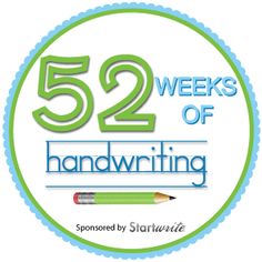 the 52 weeks of handwriting logo