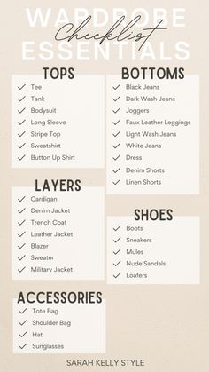 Wardrobe Essentials Every Woman Needs - The Haute Homemaker Must Need Clothes Outfits, Essentials Wardrobe For Women, Wardrobe Guide Women, Women Essentials Wardrobe, How To Dress In College, Essential Tops Wardrobe, Must Have Outfits For Women List, Women Must Have Clothes