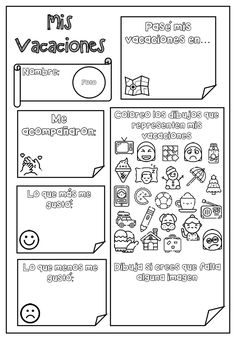 the spanish language worksheet for kids to learn how to say and use it