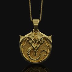 Dragon Pendant with spectacular design only for Angelios. Enter the world of fantastic creatures. Free shipping worldwide! Bronze Medallion Jewelry Personalized, Personalized Bronze Medallion Jewelry, Personalized Silver Brass Jewelry, Symbolic Bronze Pendant Jewelry, Fantasy Bronze Metal Jewelry, Fantasy Style Engraved Necklaces For Gifts, Symbolic Pendant Locket Jewelry, Symbolic Brass Jewelry With Round Pendant, Symbolic Locket Pendant Jewelry