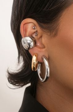 Ettika Chunky Ear Cuff | Nordstrom Tokyo Fits, November Moodboard, Cuffs Jewelry, Ear Cuff Jewelry, Earring Stack, Chunky Earrings, Modern Shoes, Cuff Jewelry, The Embrace