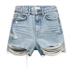 Nwt Zara Ripped Denim Shorts Mid-Blue - Ref. 5862/087/427 Zara High Rise Distressed Bottoms, Trendy Distressed Zara Bottoms, Zara Distressed Mid-rise Bottoms, Zara Mid-rise Distressed Bottoms, Zara Ripped Jeans In Medium Wash, Zara Ripped Denim Blue Jeans, Zara Blue Jean Shorts With Frayed Hem, Zara Ripped Light Wash Jeans, Zara Ripped Denim Jeans