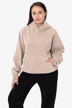 Made from a luxurious 14oz fleece, this crewneck is incredibly soft and warm, yet still breathable and moisture-wicking. The loose fit allows for a full range of motion, making it perfect for everything from running errands to lounging around the house. The ribbed cuffs and hem keep the cold out. This sweatshirt is Garment Dyed. Our garment-dyed crewneck sweatshirts are dyed after they're sewn, which gives them a more durable and even color, including in the stitching and ribbing. This also means they'll have less shrinkage and colors will stay true after repeated washings. Features: Made from our premium 14oz heavyweight fleece to keep you warm Essential crewneck styling perfect for all occasions Loose fit for a full range of motion Ribbed cuffs and hem to keep the cold out Knitted, cut, Hoodie Styling, Lace Knitwear, Essential Crewneck, Outfit Hoodie, Kids Garments, Essential Hoodie, Stay True, Active Wear Leggings, Sleeveless Vest