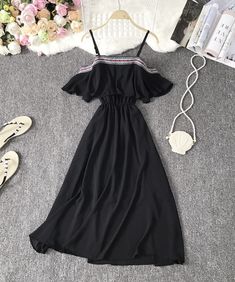 Cute A Line Soft Chiffon Dress Summer Dress on Luulla Classy Summer Dresses, Chiffon Dress Summer, Classy Summer Dress, Chiffon Summer Dress, Dress Summer, Chiffon Dress, Dress Fabric, Summer Dress, Off Shoulder Dress