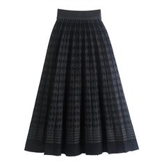 Color: Black Gray Apricot CoffeeFit Type: LOOSECN: GuangdongElasticity: High StretchOrigin: Mainland ChinaGender: WOMENMaterial: Acrylic,ViscoseStyle: vintagePattern Type: PlaidSilhouette: PleatedDecoration: NONEDresses Length: Mid-CalfWaistline: empireModel Number: WSKR3924Place Of Origin: China (Mainland)Age: MIDDLE AGEFabric Type: Knittedis_customized: NoSeason: Autumn/Winter Black Fitted Houndstooth Skirt, Fitted Black Houndstooth Skirt, Fitted Black Skirt With Houndstooth Pattern, Elegant Black Houndstooth Pattern Skirt, Elegant Black Houndstooth Skirt, Elegant Black Skirt With Houndstooth Pattern, Black Houndstooth Skirt For Spring, Spring Black Houndstooth Skirt, Vintage Houndstooth