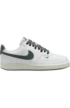 Nike Court Vision Low Sneaker (Women) | Nordstromrack Nike Court Vision Low, Nike Court Vision, Court Vision, Low Sneakers, The Court, Basketball Shoes, Pebbled Leather, Womens Sneakers, Basketball