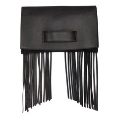 Features : 70% cotton, 30% full grain leather Size: 13" wide, 8.75" tall x 1" deep 5.5" handle open, 10.5" fringe Canvas and leather fold-over clutch with magnetic closure and leather fringe detail Chic Soft Leather Travel Clutch, Leather Clutch With Fold Over Clasp For Party, Chic Clutch Wallet With Detachable Strap, Chic Wallets With Magnetic Closure, Trendy Clutch Flap Bag With Magnetic Closure, Chic Soft Leather Pouch Wallet, Chic Formal Bags With Fringe, Chic Formal Bag With Fringe, Chic Fall Travel Clutch