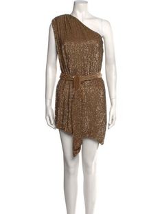 Retrofête Sheath DressBrownSleeveless with One-ShoulderFit:Dresses by Retrofête typically fit true to size. Zimmermann Dress, Coat Pant, Shirt Accessories, Outerwear Sweater, Shoulder Sweater, Sweater Accessories, Hoodie Dress, Casual Jeans, Jacket Tops