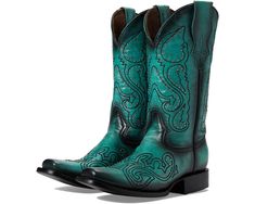 Corral Boots L2059 | Zappos.com Short Cowboy Boots, Gucci Boots, Girl Boots, Turquoise Grey, Corral Boots, Women Heels, Leather Cowboy Boots, Cow Girl, Girls Boots