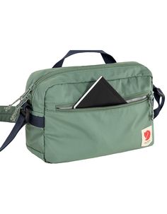 FJALLRAVEN High Coast Crossbody Bag - BLUE | Tillys Green Bags With Functional Pockets For Travel, Green Bags With Functional Pockets For Trips, Functional Travel Accessories With Adjustable Strap, Functional Travel Accessories With Adjustable Strap For Trips, Nylon Shoulder Bag With Adjustable Strap For Trips, Functional Crossbody Travel Accessories, Functional Crossbody Travel Accessories With Adjustable Strap, Shoulder Bag With Functional Pockets For Trips, Functional Shoulder Bag With Pockets For Trips