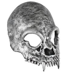 PRICES MAY VARY. Silver Foam Skeleton Skull Costume Halloween Face Mask Made of Dense Rubber-Like Foam Sized to Fit Most Adults Great for Halloween, Theatre Productions, Costumes and More! Skull Costume, Skeleton Gloves, Skeleton Face, Unique Masks, Halloween Face Mask, Skull Mask, Skeleton Skull, Costume Mask, Ski Mask