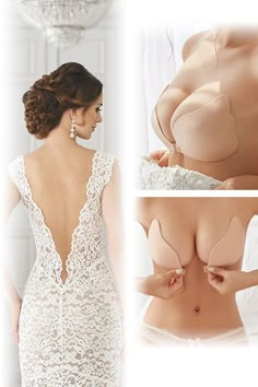 The Bridal Bra Backless Front Closure™ One little big secret your wedding planner might not tell you: Not only is this bridal bra super comfy, but it's the perfect match to wear underneath your chosen gown because it's utterly invisible. We are offering FREE shipping all day for our anniversary sale. We appreciate a simple share, tag or friendly comment to help make all brides look the best they deserve. Thank you so much! Happy Wedding ❤️ #wedding #weddinglingerie #gown #weddingdress #bridalbra Wedding Photo Ideas Short Groom, Simple Wedding Flowers Centerpieces, The Bridal Bra, Wedding Crocs, Bridal Shapewear, Bridal Bra, Wedding Hairstyles Bridesmaid, Outdoor Fall Wedding, More Confidence