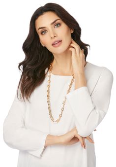 Dress up any outfit with this sophisticated long chainlink necklace. 34" length; 3" extenderMetal alloyImported | Women's Long Chainlink Necklace by Accessories For All in Gold Cheap Dangle Long Necklace For Gifts, Cheap Formal Women's Chain Necklace, Cheap Chic Chain Necklace For Formal Events, Cheap Long Necklace With Adjustable Chain As Gift, Cheap Formal Chain Necklace For Women, Affordable Long Necklace With Adjustable Chain As Gift, Long Necklace Nordstrom, London Gifts, Platinum Credit Card