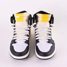 Debuted in 1985, the Air Jordan 1 Volt offers a rendition to the iconic classic. Released June 11th, 2021.* Encapsulated Air Sole* Genuine leather in the upper offers durability* Air Jordan ball and wings logo on side* Tri-tonal colour blockingSize and Fit* Fits true to size Low-top Jordan Shoes With Rubber Waffle Outsoles For Streetwear, Nike Custom Sneakers For Streetwear, Nike Streetwear Custom Sneakers, Jordan Shoes With Rubber Waffle Outsoles For Streetwear, High-top Jordan Shoes For Streetwear, Jordan High-top Shoes With Gum Sole For Streetwear, Nike Jordan Shoes With White Sole For Streetwear, Nike Jordan Mid-top Shoes For Streetwear, Nike Jordan Shoes With Boost Midsole For Streetwear