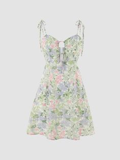 a floral print dress with spaghetti straps Beach Aesthetic Png, Dress Beach Aesthetic, Aesthetic Png, Floral Pattern Dress, Dress Beach, Trendy Clothes For Women, Beach Aesthetic, Sleeveless Mini Dress, Cami Dress