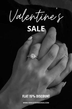 a woman holding her hand with the text valentine's sale on it in black and white