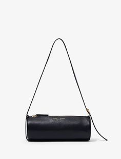 Proenza Schouler Silo Bag - Black | Proenza Schouler Official Site Designer Everyday Satchel Baguette Bag, Luxury Baguette Bag With Adjustable Strap, Luxury Everyday Baguette Bag Pouch, Classic Baguette Bag With Dust Bag For Daily Use, Designer Double Handle Baguette Bag For Everyday, Classic Crossbody Shoulder Bag With Dust Bag, Daily Use Designer Satchel Baguette Bag With Dust Bag, Modern Pouch Baguette Bag, Luxury Everyday Pouch Satchel