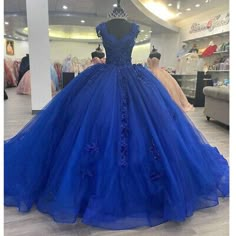 Top Rated Royal Blue Sweet 16 Quinceanera Dresses Sleeveless Sweetheart Girls Party Wear, Womens Dresses Royal Blue Ball Gown For Quinceanera During Prom Season, Blue Tulle Quinceanera Dress, Royal Blue Royal Ball Gown For Quinceanera, Blue Tulle Quinceanera Dress For Party, Royal Blue Ball Gown For Quinceanera And Prom Season, Blue Floor-length Quinceanera Dress, Royal Blue Gown For Quinceanera And Prom, Royal Blue Gown For Quinceanera And Prom Season, Royal Blue Quinceanera Dress For Prom Season