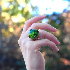 https://www.etsy.com/ca/shop/GZZStore The dainty ring is handmade, bronze, Murano glass, and anti-allergic. Glass is unbreakable and durable. The green ring is suitable for you between 12-22. RING SIZE ; GLASS DIAMETER (2.5cm), ,HEIGHT (3.5cm), WIDTH (2.5cm) You can stretch it to your wrist. Our products are handmade. Small differences in products may also occur. Manufactured with lampworking technique. Feel happy while using it. Handmade Glass ring, gift for her, gift, for women,  handmade jewe Handmade Nature-inspired Crystal Ring For Gift, Handmade Nature-inspired Crystal Ring Gift, Green Hand Painted Spiritual Jewelry, Hand Painted Green Spiritual Jewelry, Spiritual Hand Painted Green Jewelry, Handmade Green Bohemian Crystal Ring, Handmade Artsy Rings For Gift, Handmade Artsy Rings As Gifts, Handmade Green Crystal Ring