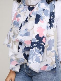 When it comes to travel and packing light - there aren’t many items more versatile and timeless than a scarf. Our Boat Life Floral Scarf will take you from fun in the sun to a date night, out with friends, or for the office! It’s multipurpose nature means it can help solve problems in many areas. A lightweight, abstract floral printed oblong scarf. Fabric - 100% Polyester Check out our blog on how to style this oblong scarf several different ways at 2birdsboutique.com Nature Meaning, Boat Life, Solve Problems, Fun In The Sun, Floral Scarf, Packing Light, Abstract Floral, Floral Printed, Problem Solving