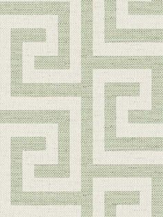 LN41204 Seabrook Textured Greek Key Green Wallpaper Traditional Southern Wallpaper, Southern Wallpaper, Bar Wallpaper, Valley Wallpaper, Anaglypta Wallpaper, Foyer Wallpaper, August Wallpaper, Powder Bathroom, Lillian August