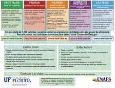 MiPlato - Vetetales, Frutas, Granos, Alimentos Proteicos, Lacteos,  http://www.foodpyramid.com/myplate/for-adults/ #miplato #comer #saludable #dieta #alimentacion Teacher Stuff, Pyramid, Agriculture, Healthy Life, Nutrition