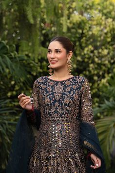 NB-4587 Its on Net fabric with all over embroidered with sequins hand work on body dupatta net fabric with chin chun Kameez/Top Shalwar/Pajama Duppata/Shawal Teal Long Dress, Net Fabric, Hand Work, Semi Formal, Work On, Designing Women, Long Dress, Boy Or Girl, Pajamas