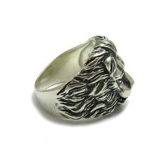 Sterling silver ring 925/1000, Lion Head .Stamped 925. Approximate weight 11.0 grams.Top width 2.1cm. All our jewels are made from solid sterling silver 925/1000 and are carefully crafted by hand in our family workshop. We dispatch your orders in 5 working days, worldwide and the postage is $5. We ship registered priority mail. Please allow 5-7 working days for delivery in Europe and 10-15 working days outside Europe. For any questions - please do not hesitate to contact me! Symbolic Sterling Silver Rings With Polished Finish, Symbolic Silver Sterling Signet Ring, Unique Polished Sterling Silver Signet Ring, Symbolic Sterling Silver Rings Stamped 925, Nickel-free Sterling Silver Rings In Silver, Polished Sterling Silver Rings, Unique White Gold Sterling Silver Signet Ring, Symbolic Silver Hallmarked Rings, Sterling Silver Symbolic Signet Ring With Polished Finish