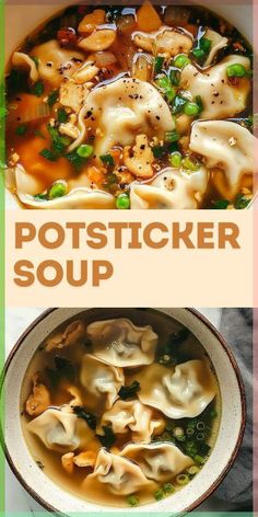 Cozy up with a bowl of Potsticker Soup! This comforting, flavorful soup combines crispy potstickers with a rich broth, creating the perfect comfort meal for chilly nights. Ideal for a quick weeknight dinner or a satisfying weekend lunch, this recipe will become a family favorite! 🍲🥟 #PotstickerSoup #ComfortFood #EasySoupRecipe #ChineseSoup #QuickDinner #SoupRecipes #WeeknightMeals