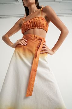 The SIGAL Wrap skirt is a staple resort wear piece. Fully adjustable and with an "A" shape silhouette, it can also be tied above the bust and worn as a dress. Wear as a cover up over your favorite bathing suit or pair with a crop top and sandals for a sophisticated, yet relaxed style. Handcrafted in 100% Cotton fabric, its body is made of one complete piece, the perfect canvas to strategically place the hand painted prints by SIGAL. Ties at waist. "A" line wrap skirt style. One size. It features Summer Vacation Dress With Wrap-around Straps, Summer Vacation Dresses With Wrap-around Straps, Tie Waist Beach Skirt For Spring, Beach Long Skirt With Tie Waist, Spring Beach Skirt With Tie Waist, Tie Waist Skirt For Beach In Spring, Chic Summer Tie-side Wrap Skirt, Summer Skirt With Tie Waist And Tie-side Bottom, Tie Waist Skirt For Spring Beach Outings