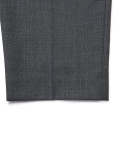 MO&Co. Women's Wool Blend Irregular Wrap Pants Fitted Casual Stylish Pant Semi-formal Wool Pants With Belt Loops, Tailored Ankle-length Pants With Belt Loops, Gray High-waisted Pants With Belt Loops, Luxury Mid-rise Pants With Button Closure, Luxury Wool Semi-formal Dress Pants, Wrap Pants, Stylish Pants, Casual Stylish, Tapered Pants