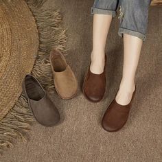 Comfortable, One of Kind. Flats online shop,|Summer|40|39|36|37|38|Khaki|Gray|35|Dark Coffee|2cm|Pigskin|Female|Slip-On|Round Toe|Flat|Rubber|Cowhide/Calf Cheap Brown Slip-on Flats, Leather Toe Socks, Affordable Comfortable Flats With Cushioned Footbed, Comfy Shoes Ballet Flats, Cheap Casual Flat Slippers, Socofy Shoes Flats, Cheap Flats With Rubber Sole, Cheap Spring Flats With Rubber Sole, Cheap Slip-on Summer Flats