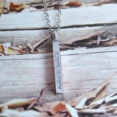 Engraved Coordinates Long Bar Necklace,Silver Latitude Longitude Necklace,Vertical Bar Necklace,Engr Engraved Silver Rectangular Bar Necklace, Silver Engraved Rectangular Bar Necklace, Silver Jewelry With Engraved Text As Gift, Silver Jewelry With Engraved Text For Gift, Silver Engraved Text Pendant Necklace, Silver Necklace With Engraved Rectangular Pendant, Silver Pendant Necklace With Engraved Text, Engraved Rectangular Pendant Bar Necklace As Gift, Sterling Silver Pendant Necklace With Engraved Text